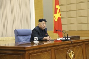 North Korea leader Kim Jong Un presides over a meeting of the Central Military Commission of the Workers' Party of Korea