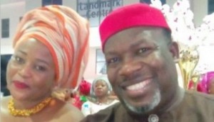 Ejike Asiegbu and wife