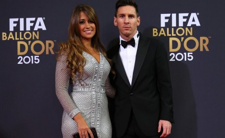 Antonella and Messi