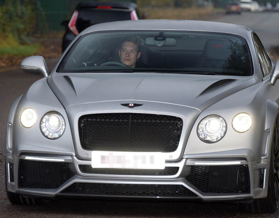 Phil Jones in Bentley Onyx